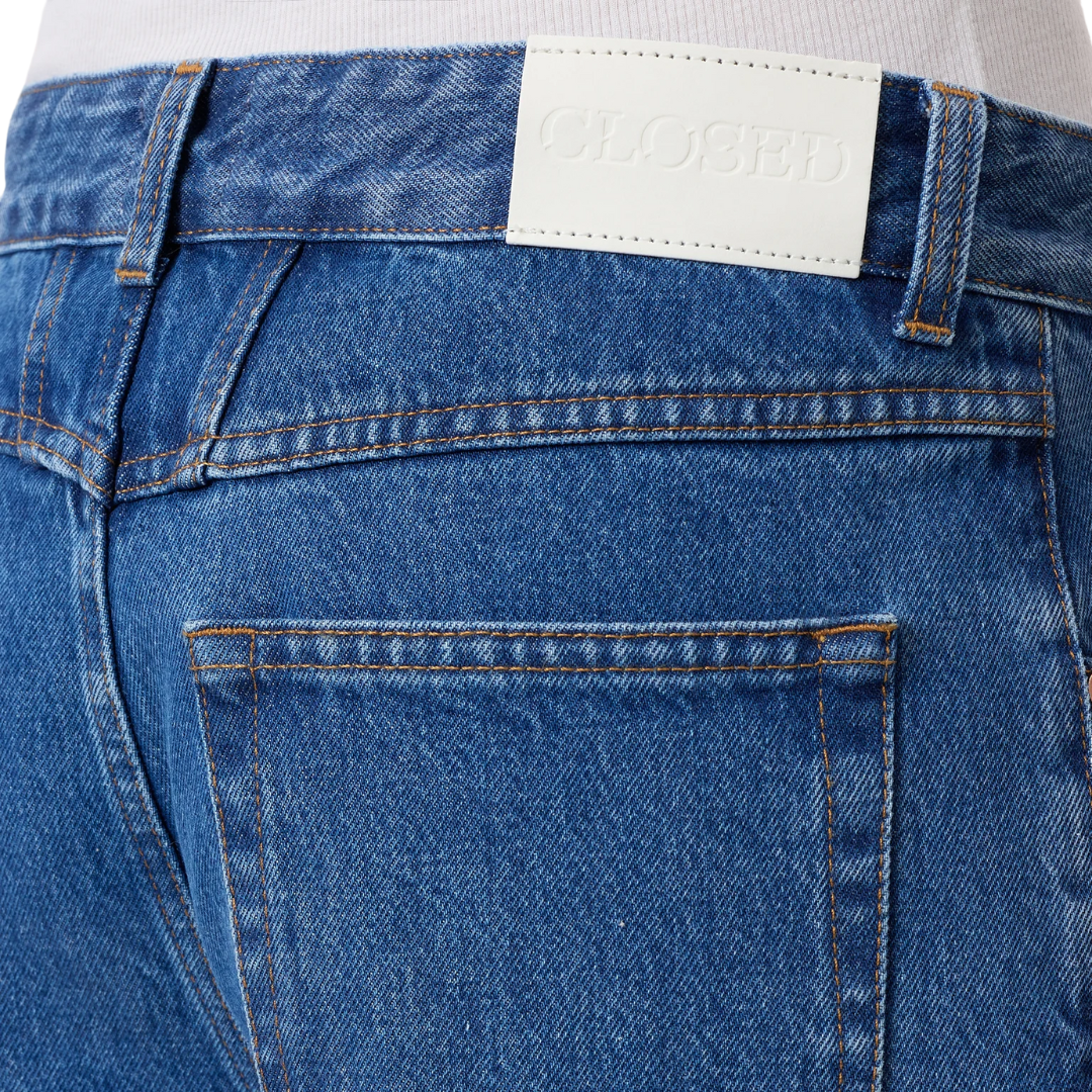 Nikka Wide in Mid Blue