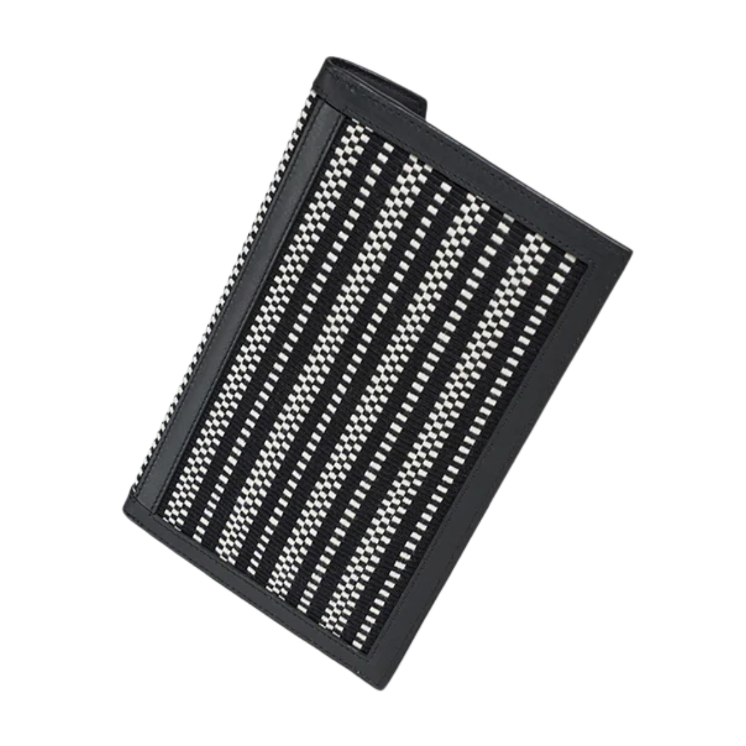 Envelope Small Clutch in Ivory-Black