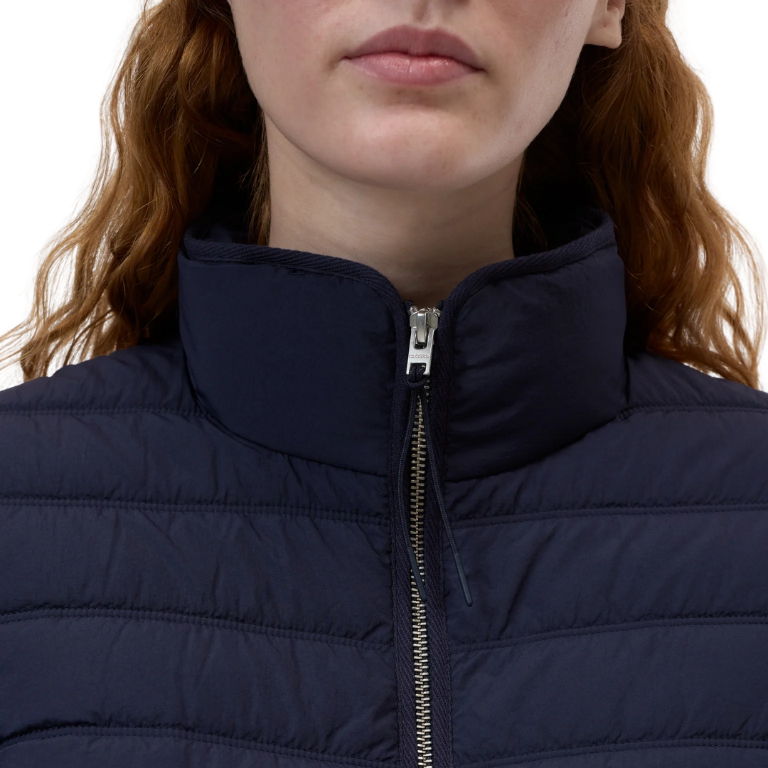 Quilted Zip Jacket in Dark Night