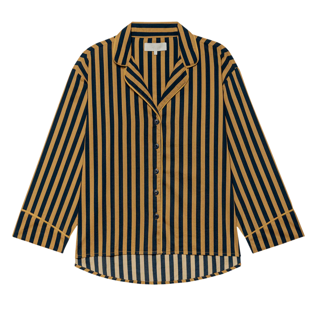 The Pajama Shirt in Club Stripe