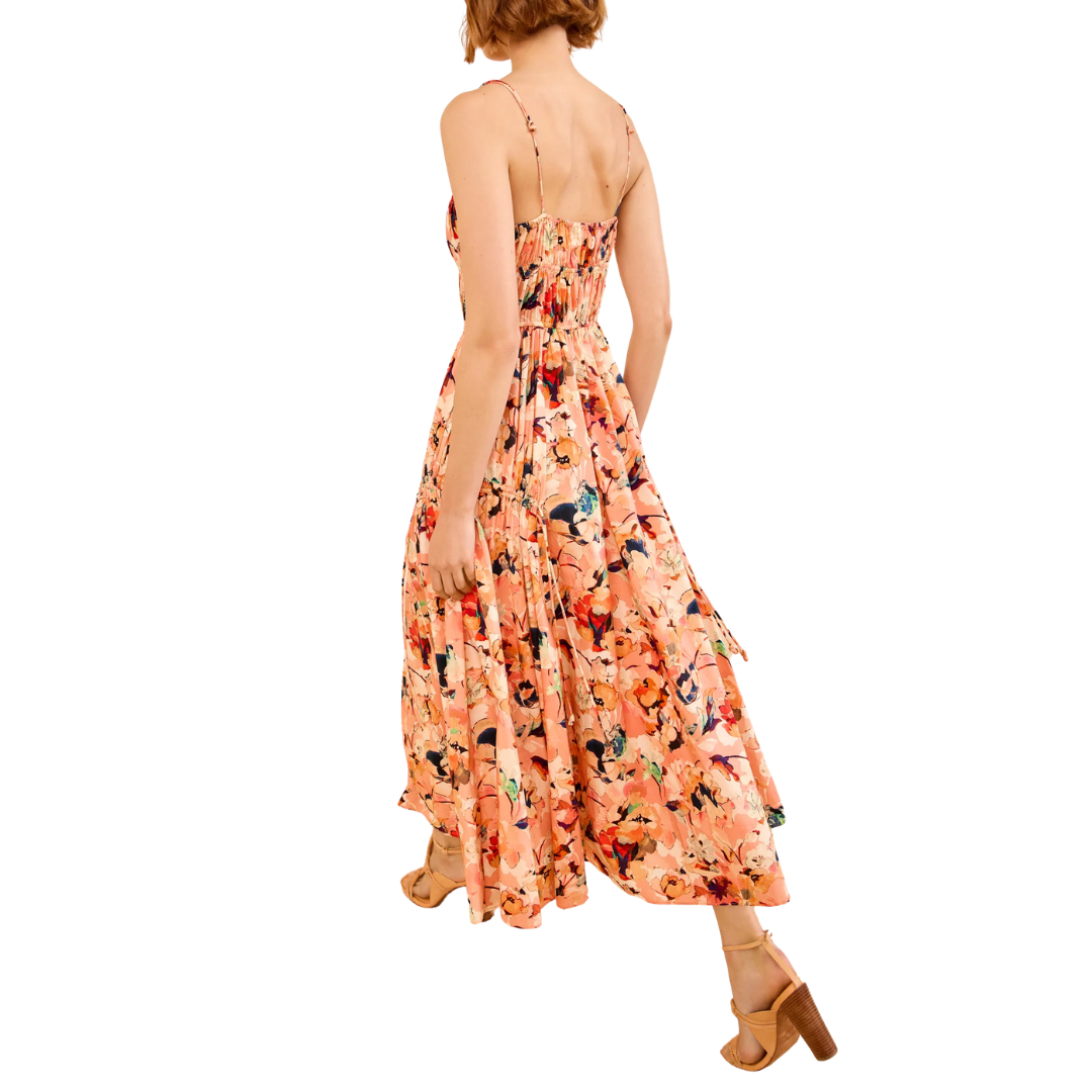 Vidri Cotton Cami Dress in Camellia