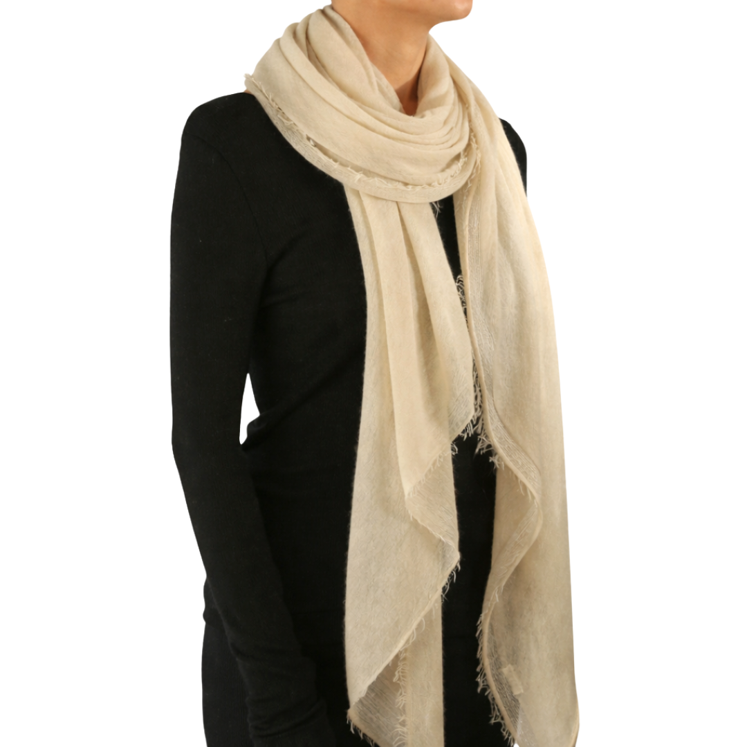 Love Scarf in Warm Sand