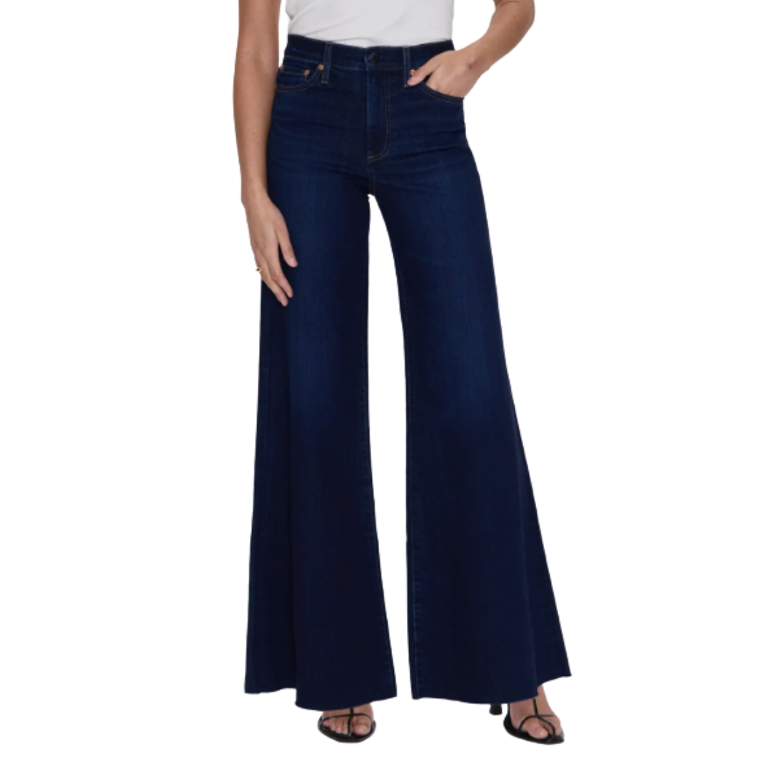 Izzy High Rise Wide Leg in Tristesse