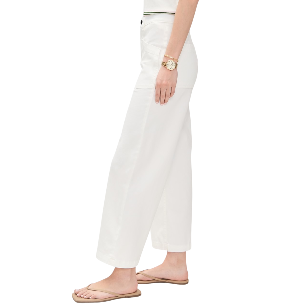 Virginia Twill Pant in Ivory