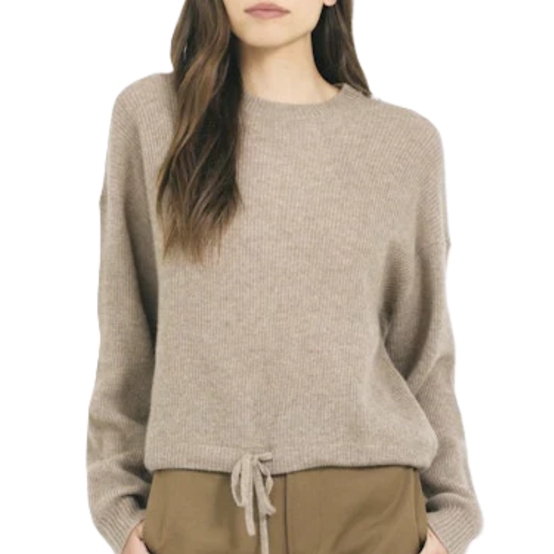 Kitt Cashmere Pullover in Stone