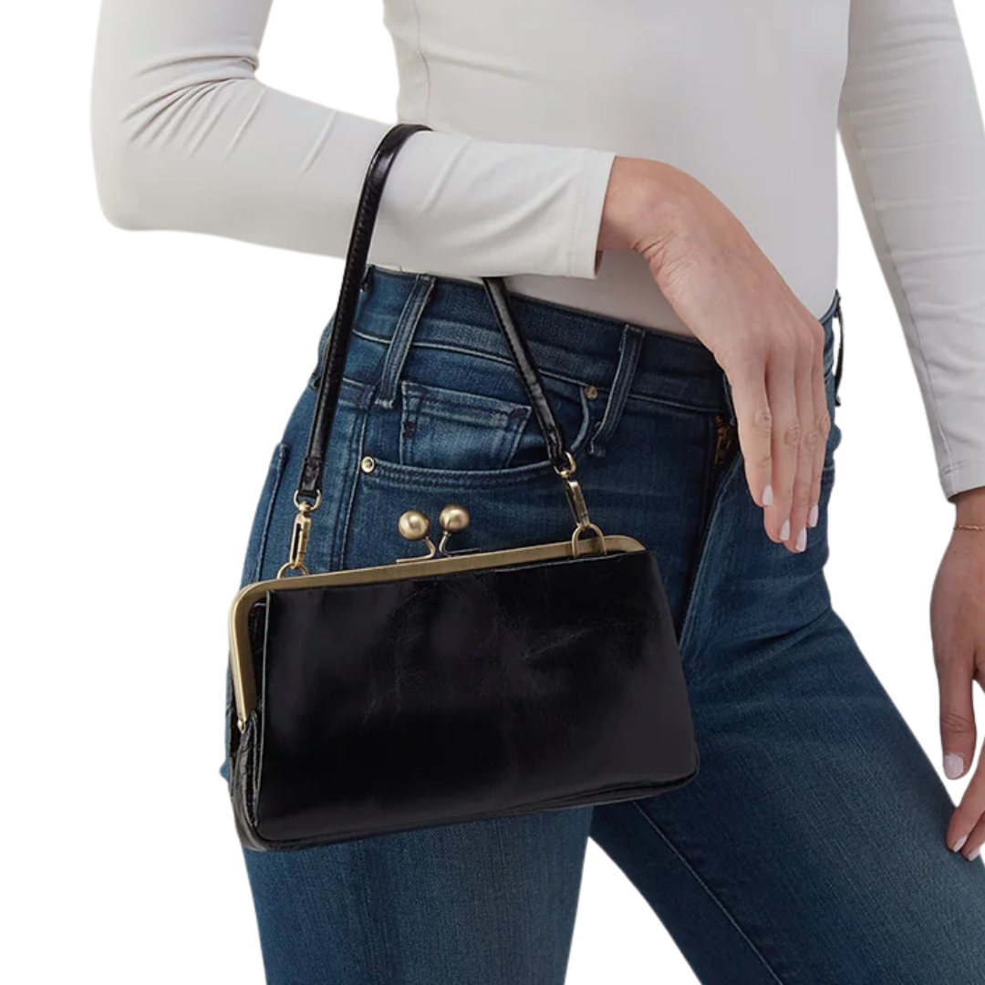 Lauren Frame Crossbody in Black