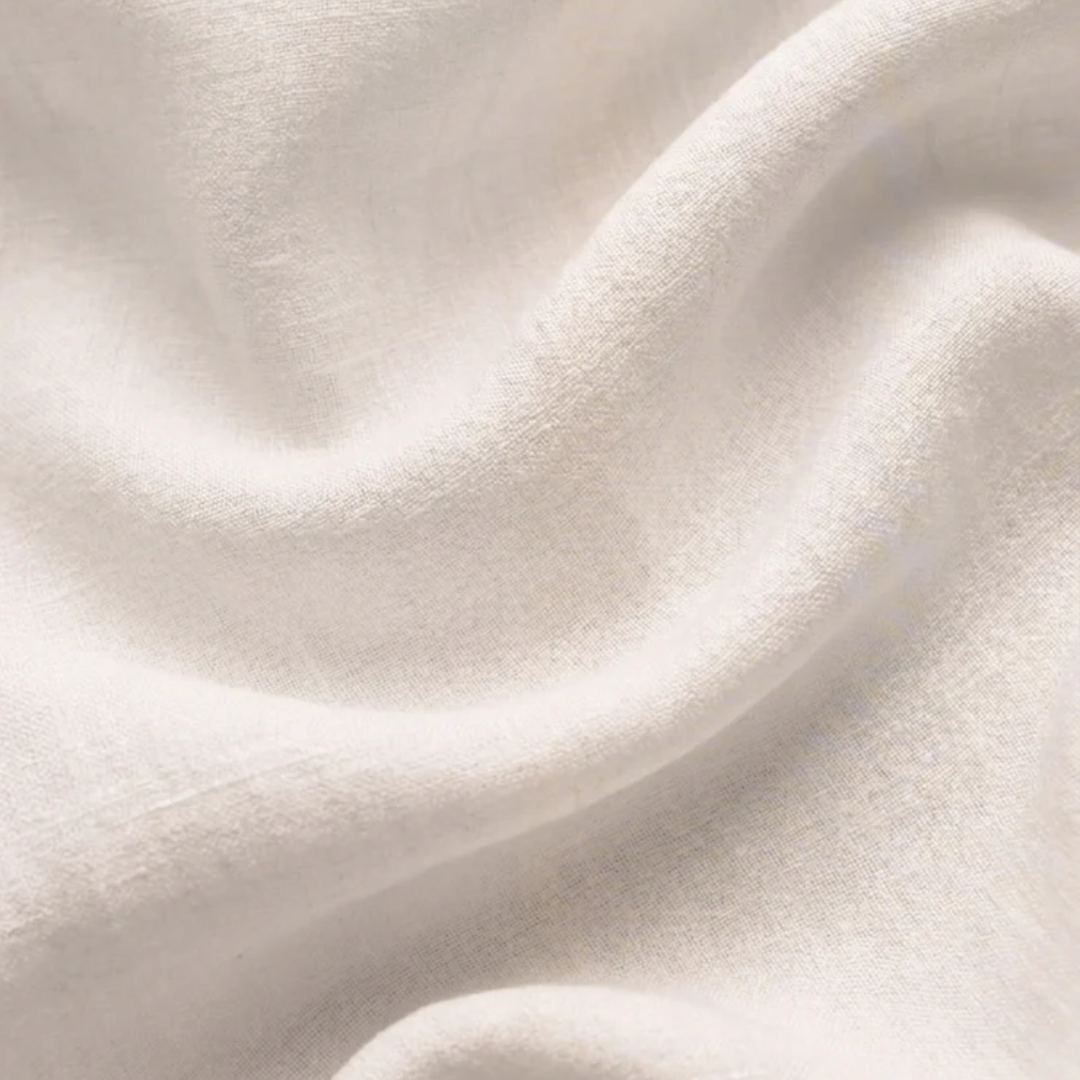 Brooke Smocked Linen Maxi Skirt in White