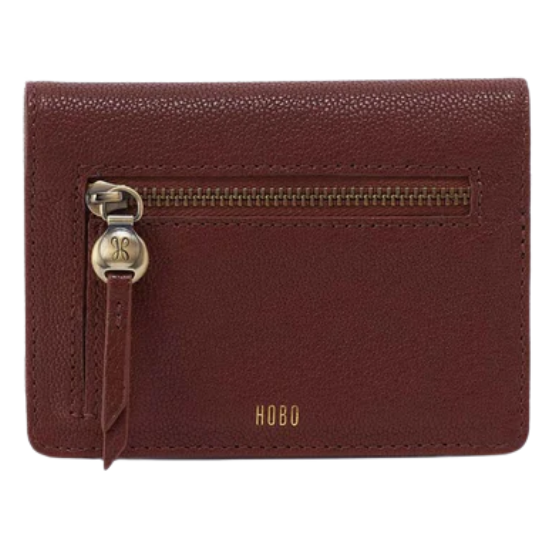 Hutton Small Wallet in Brown Bear