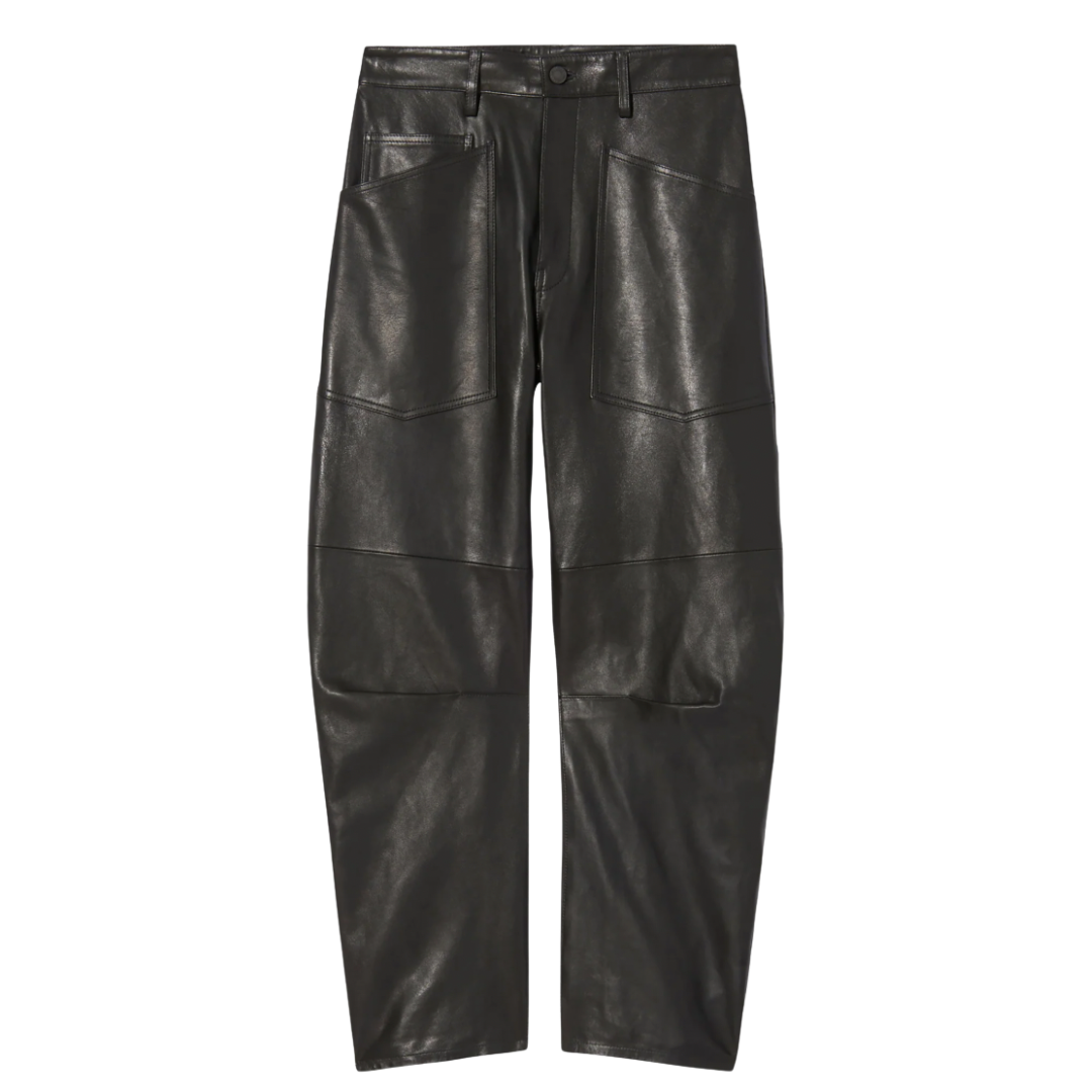 Shon Leather Pant in Black