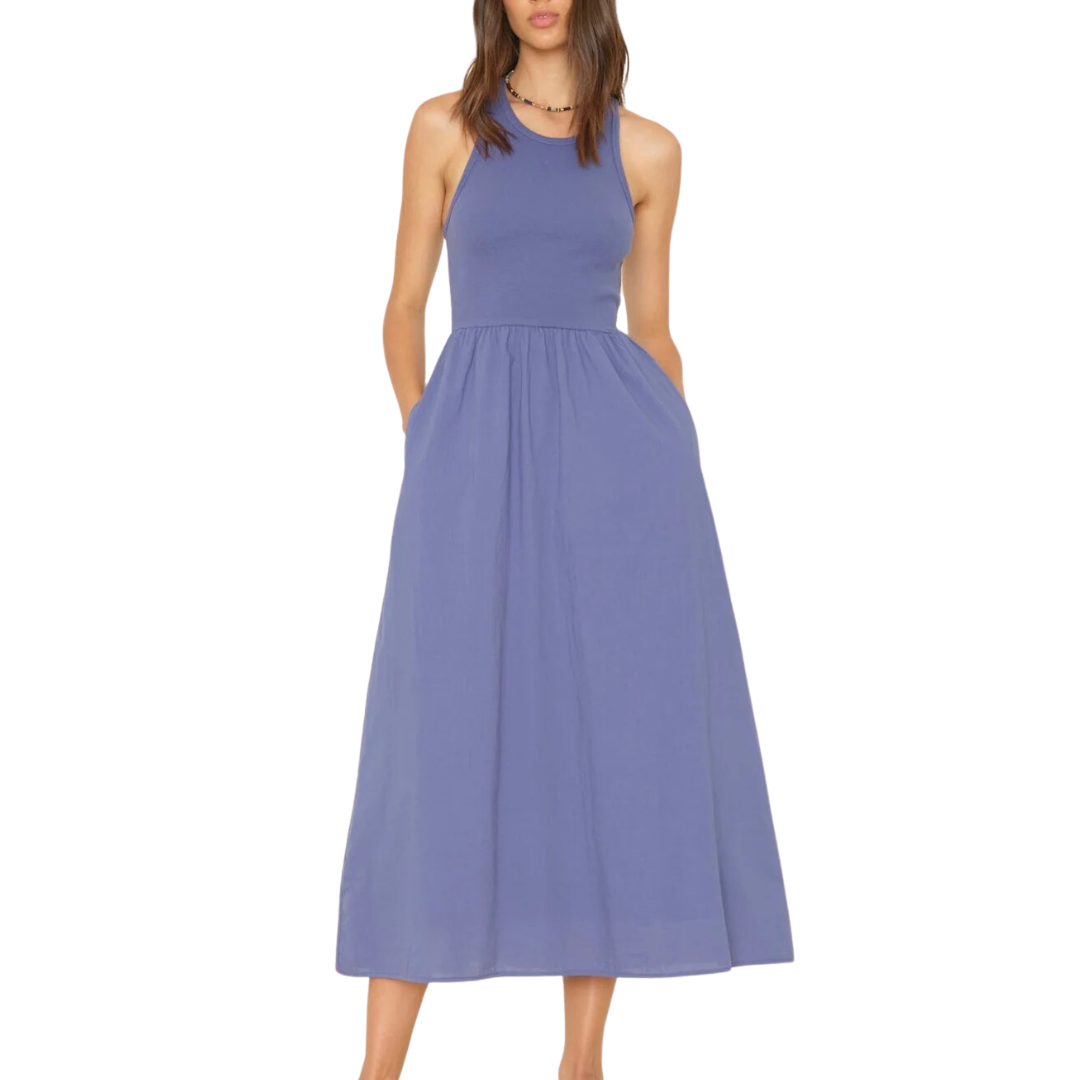 Flynn Dress in Marlin Blue