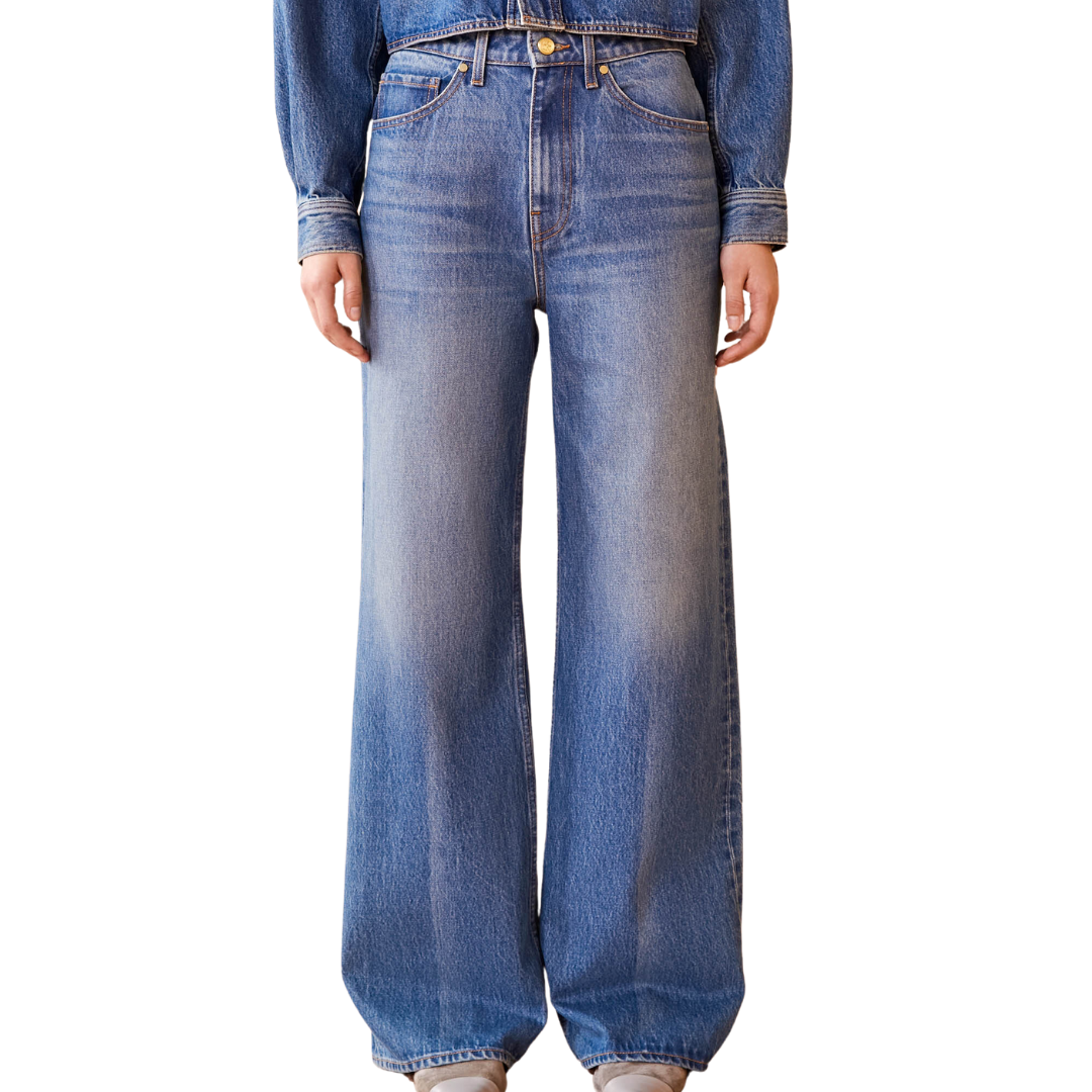 The Willow Jean in Danube Medium Indigo Wash