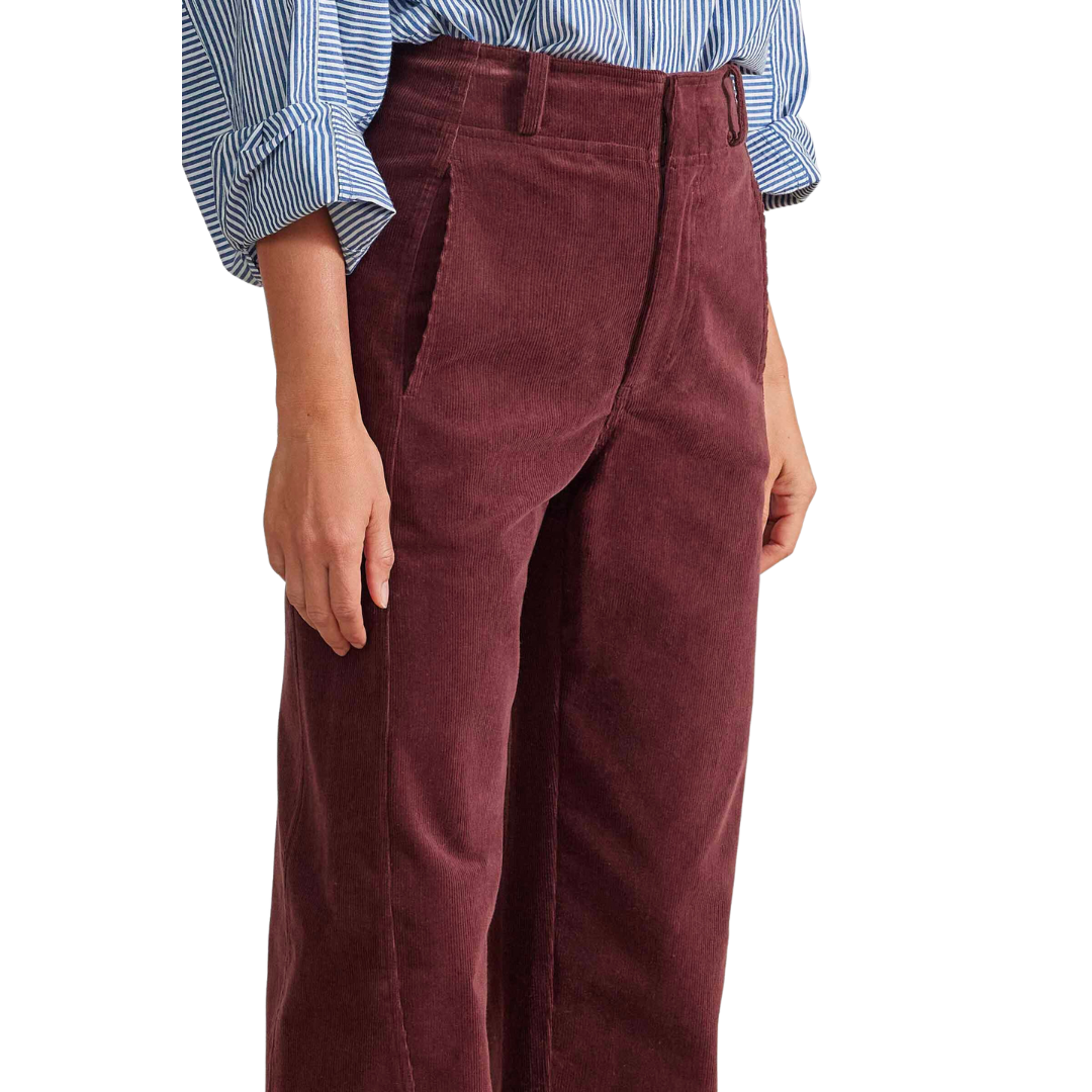 Meridian Corduroy Pant in Chocolate