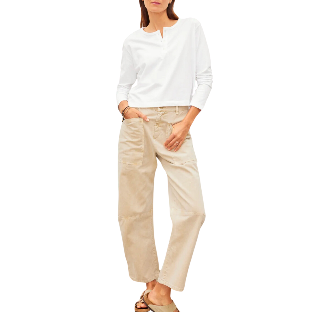 Brylie Sanded Twill Utility Pant in Autumn