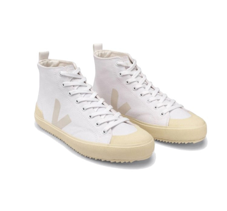 High Top Butter Sole Sneaker in White