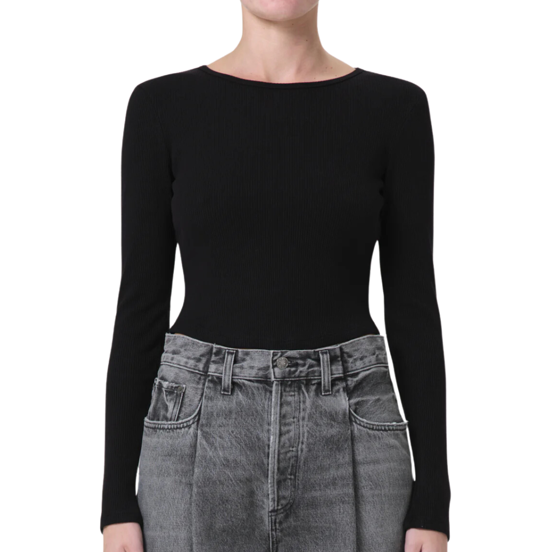 Nova Long Sleeve Tee in Americano