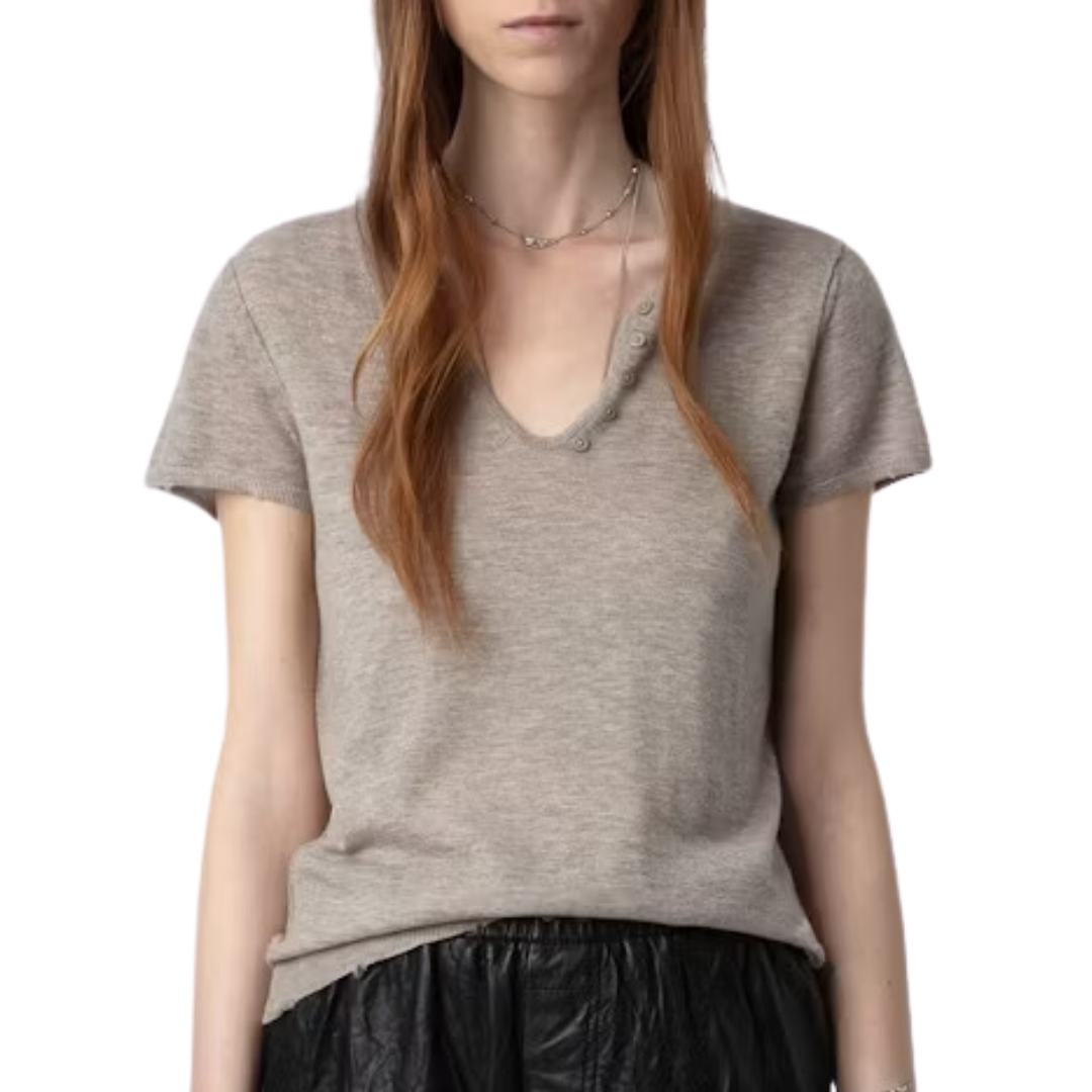 Celsy Cashmere Sweater in Latte