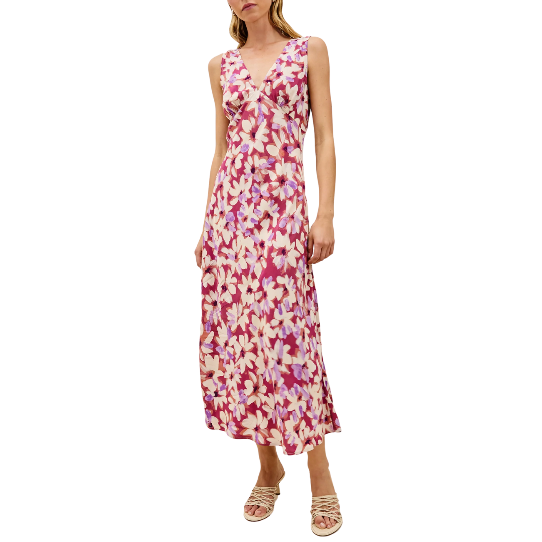 Audrina Dress in Amaranth