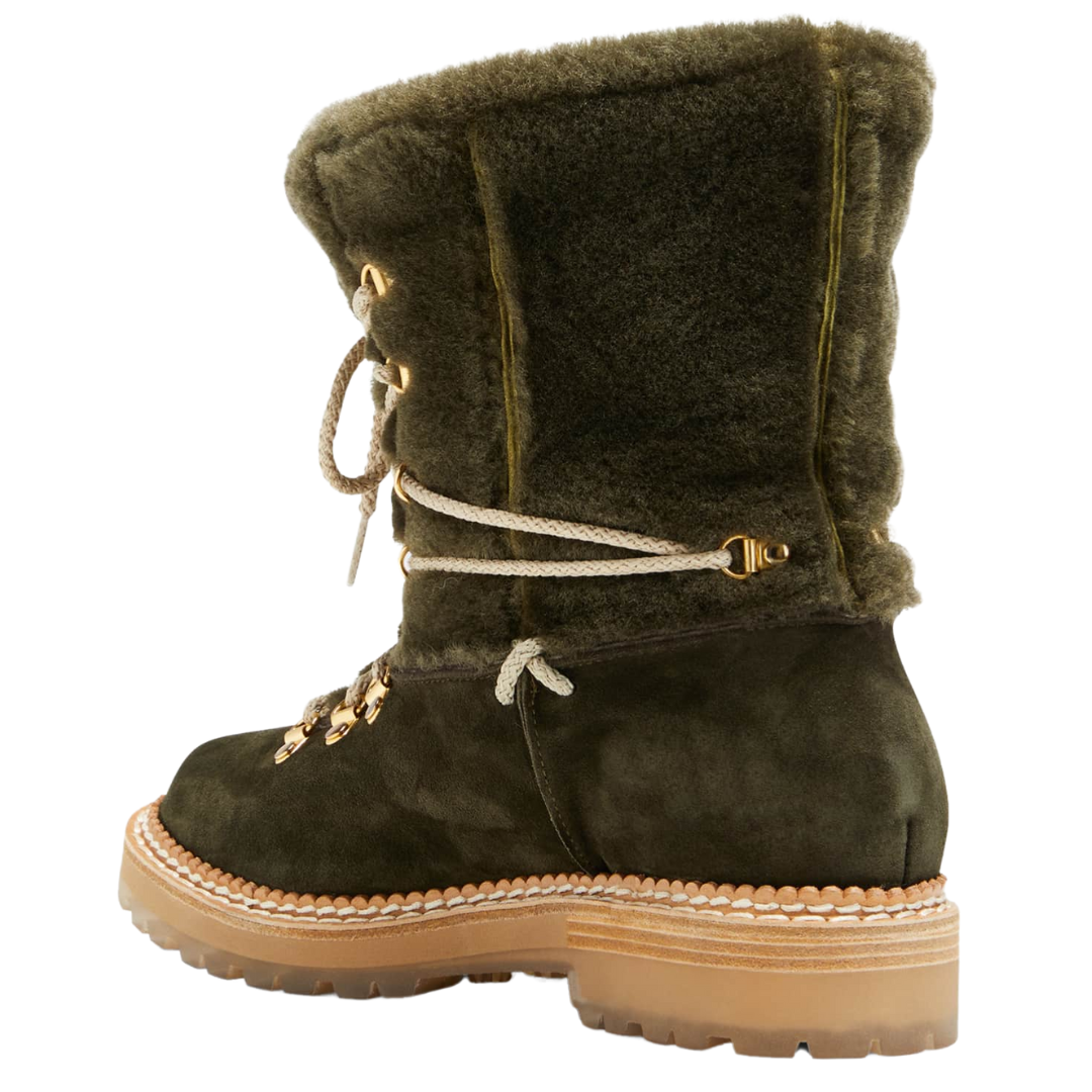 Giada Hiking Boots in Military