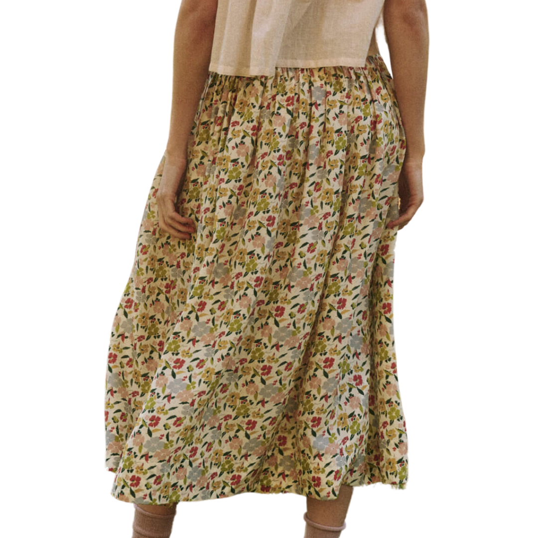 The Viola Skirt in Floating Petals Floral