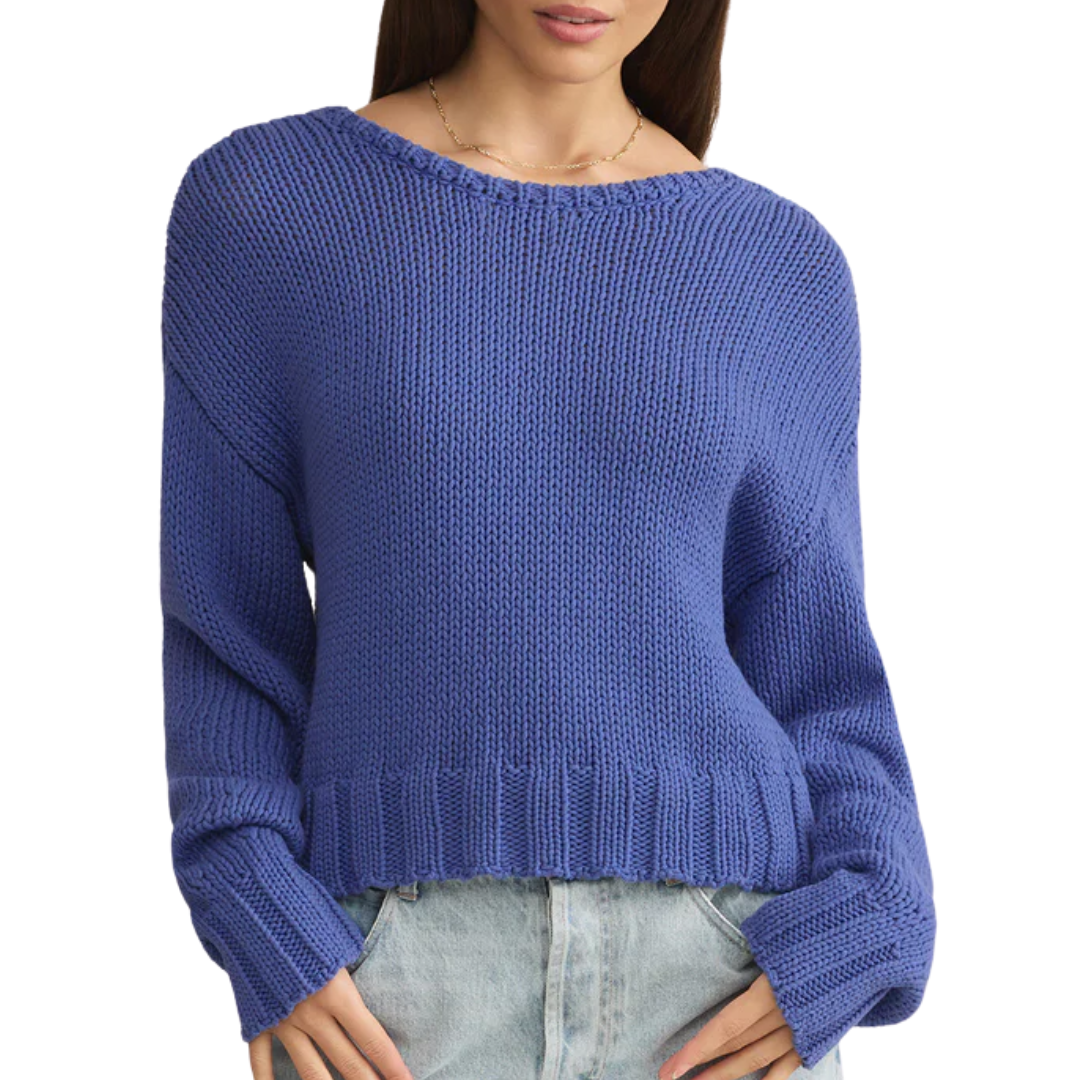 Vida Reversible Sweater in Riviera