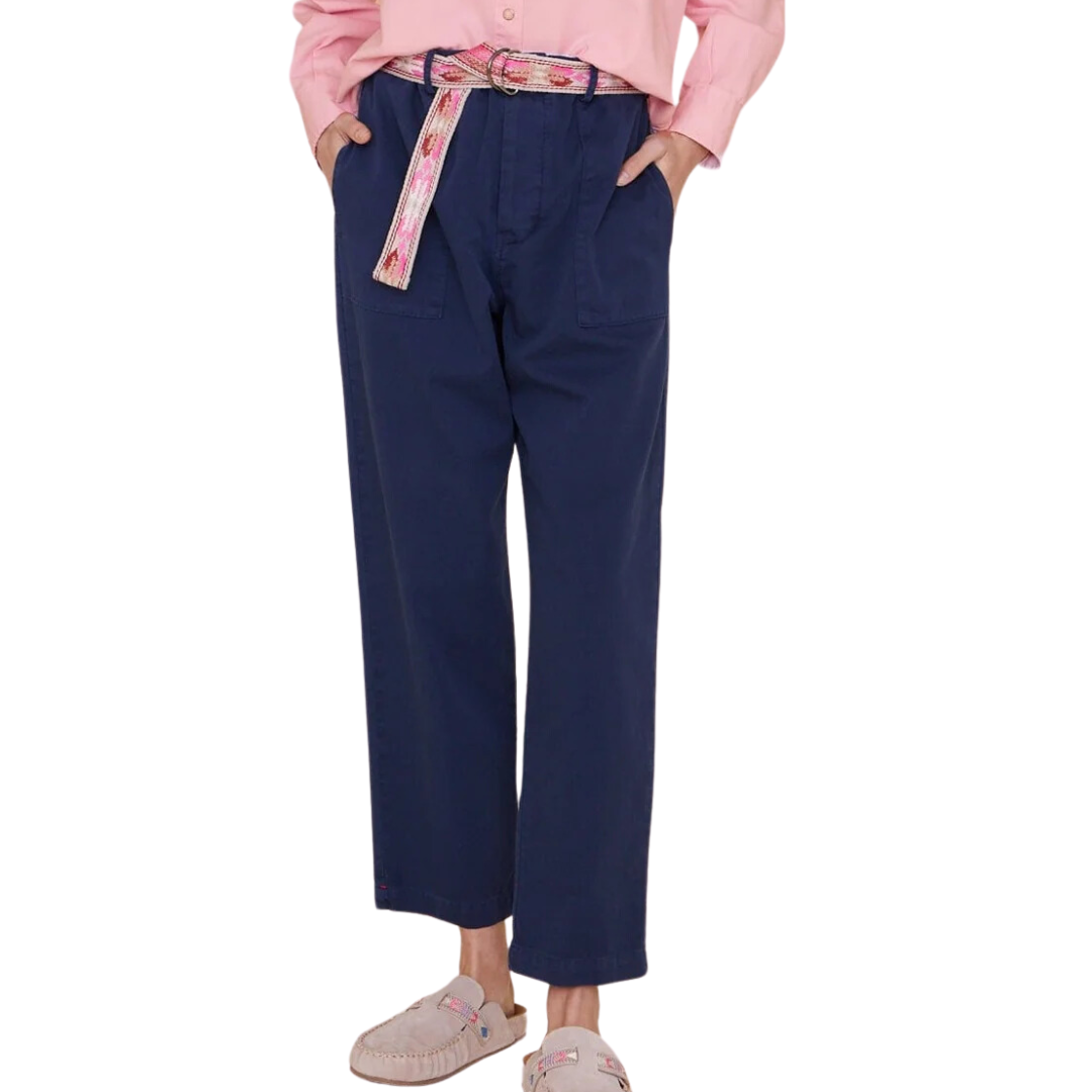 Mercer Twill Pant in Navy