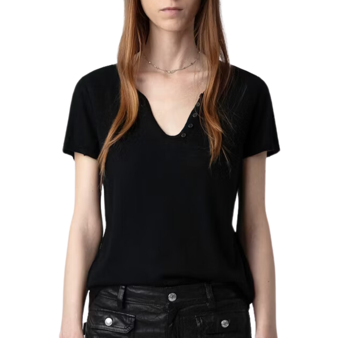Celsy Cashmere Sweater in Noir