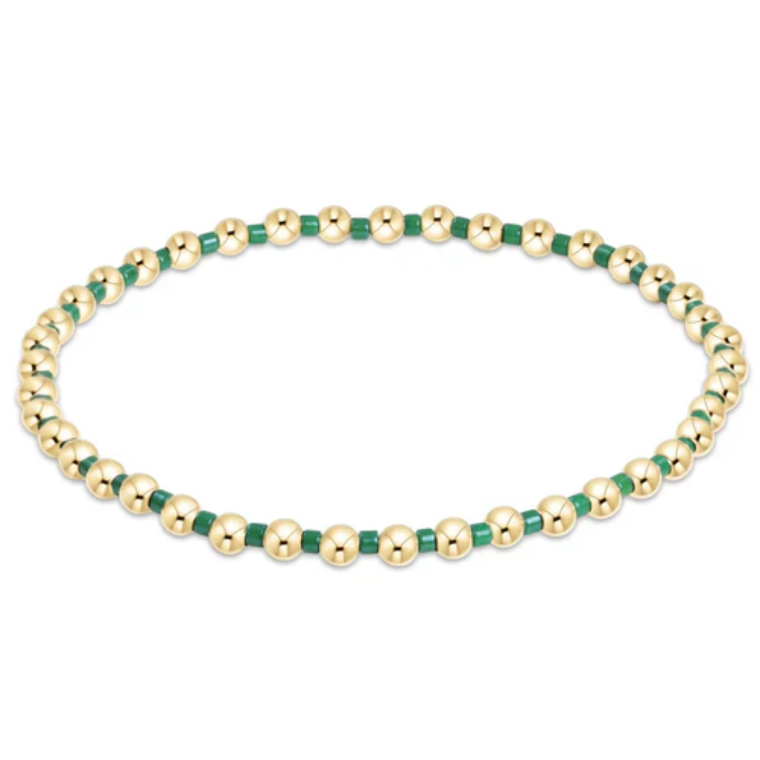 Hope Grateful Bracelet in Green