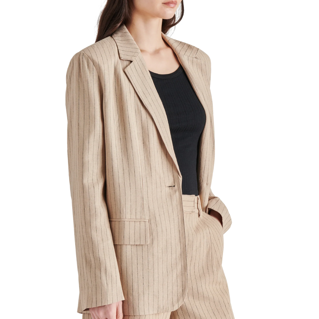 Imaan Blazer in Wood Thrush