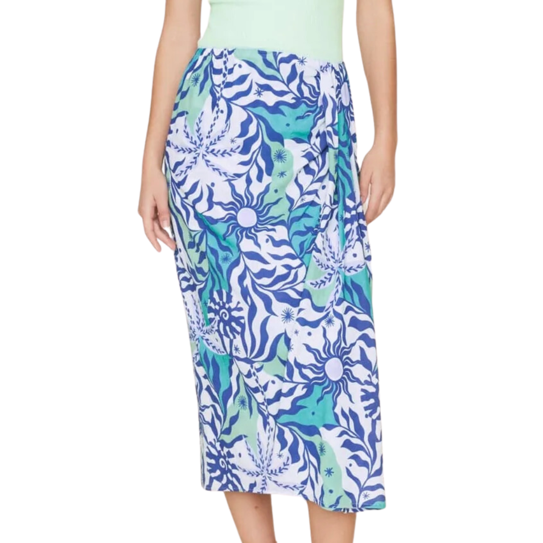 Celia Skirt in Stellar Blue