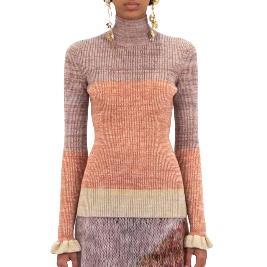 Violette Turtleneck in Seurat