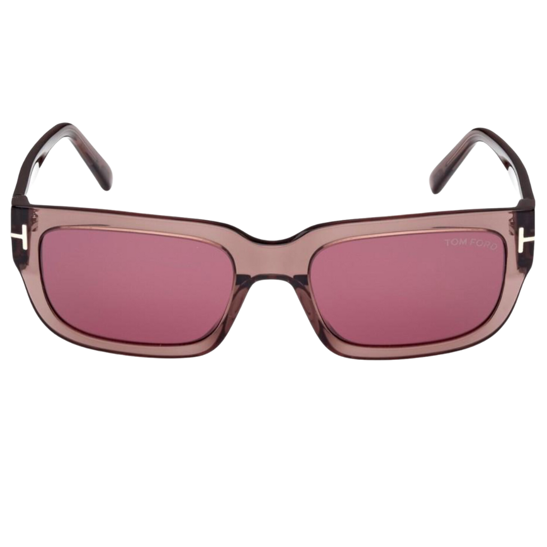 Ezra Sunglasses in Shiny Light Brown