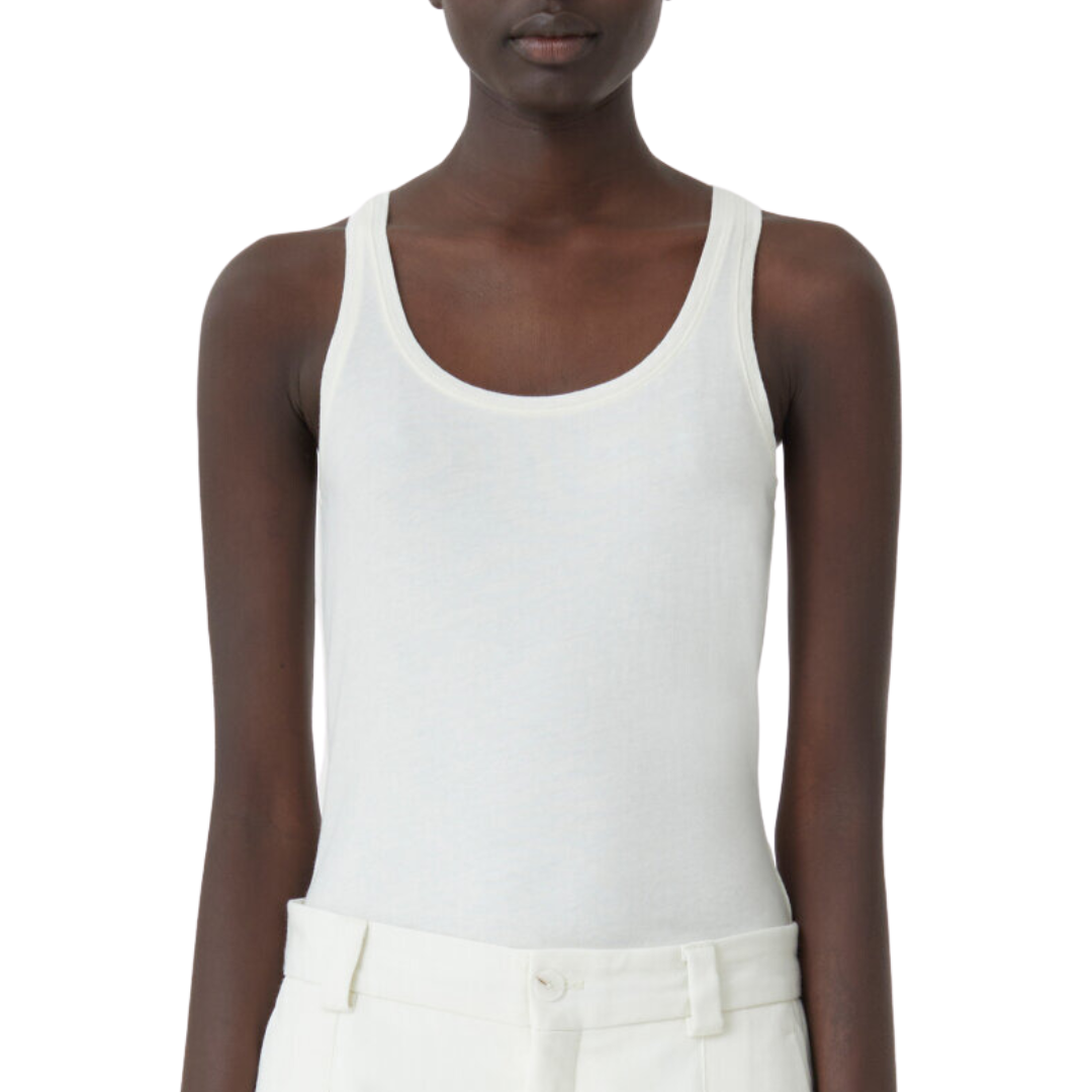 Pure Cotton Tanktop in Ecru