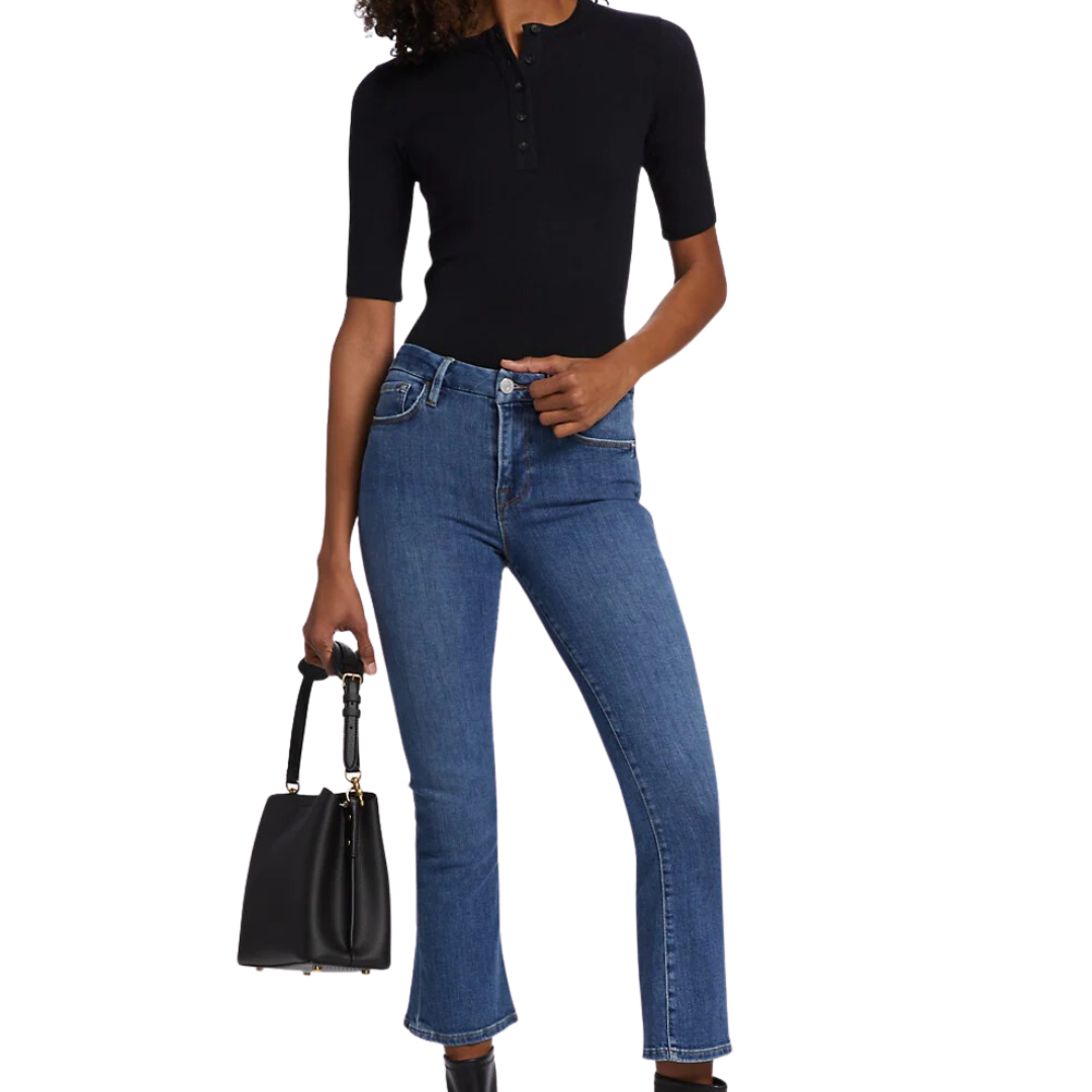 Le Crop Mini Boot in Samson