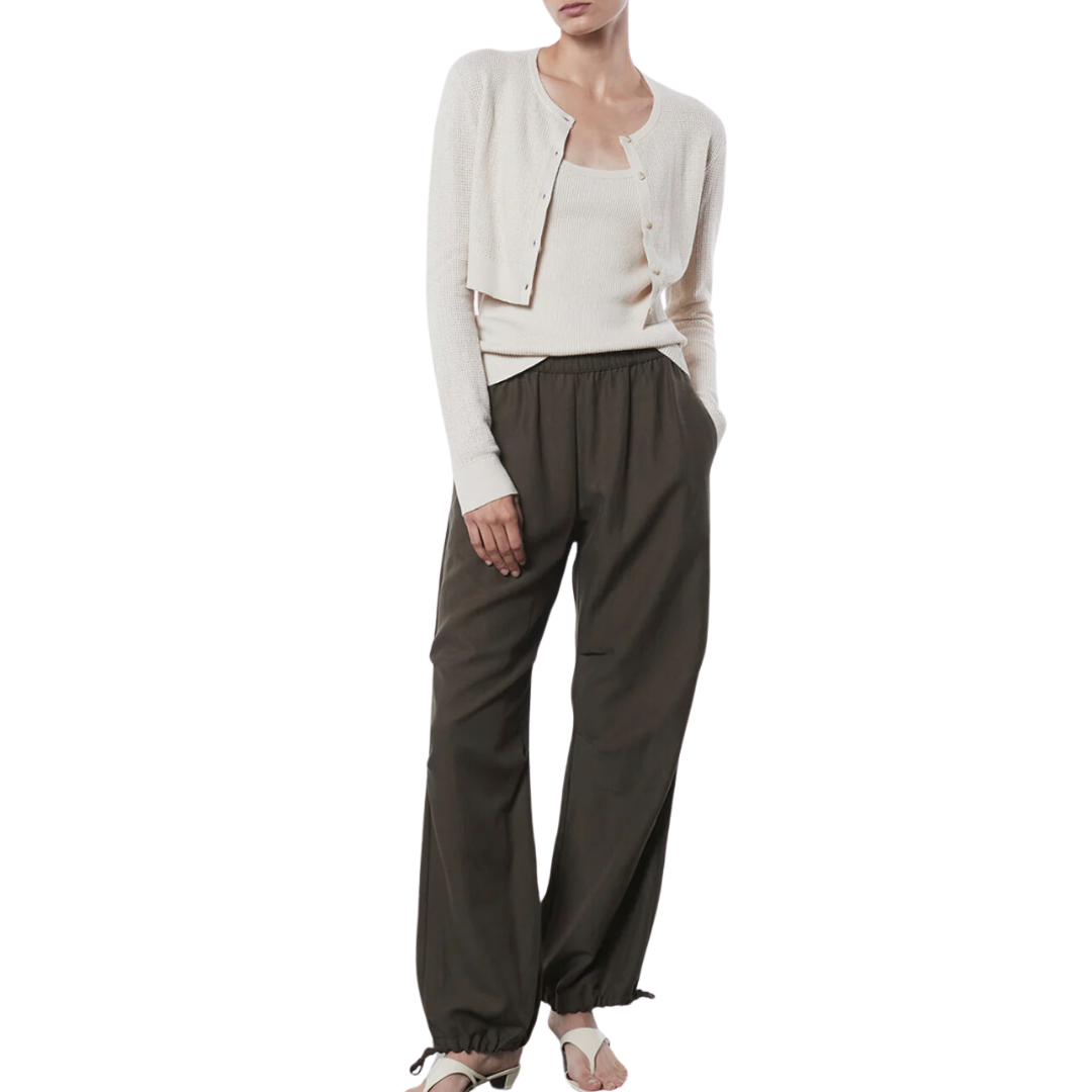 Twill Flight Pant in Military