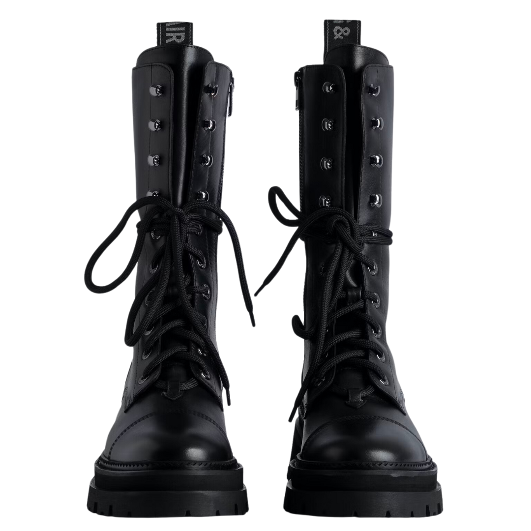 Ride High Ankle Boots in Black