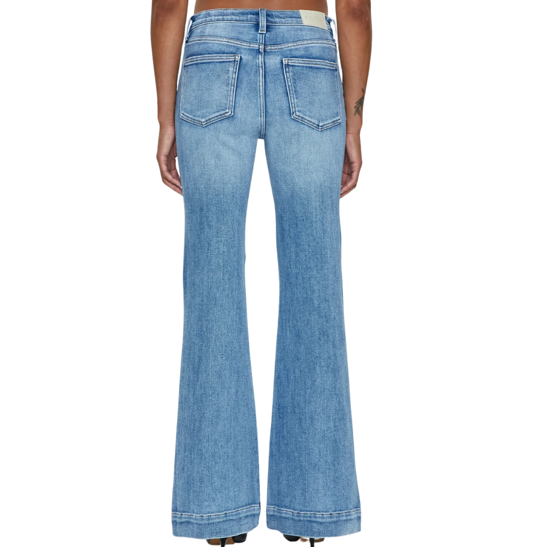 Kinsley Mid Rise Ultra Flare in Paradise