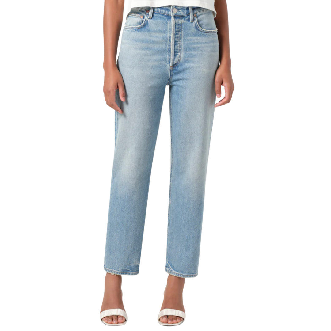 90's Pinch Waist Crop in Ripple