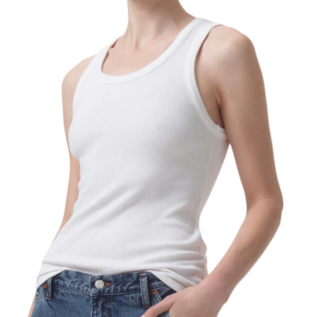 Poppy Tank in White