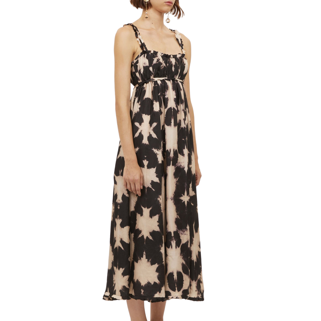 Penelope Dress in Noir Blur