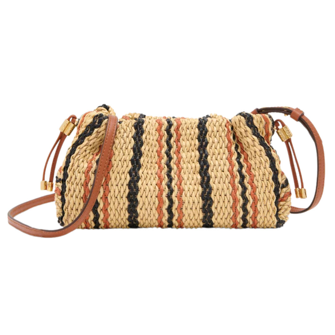 Remy Mini Soft Clutch in Desert Stripe
