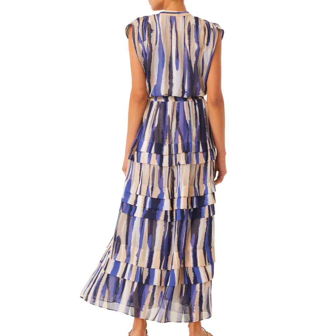 Ulricha Dress in Striped Instinct