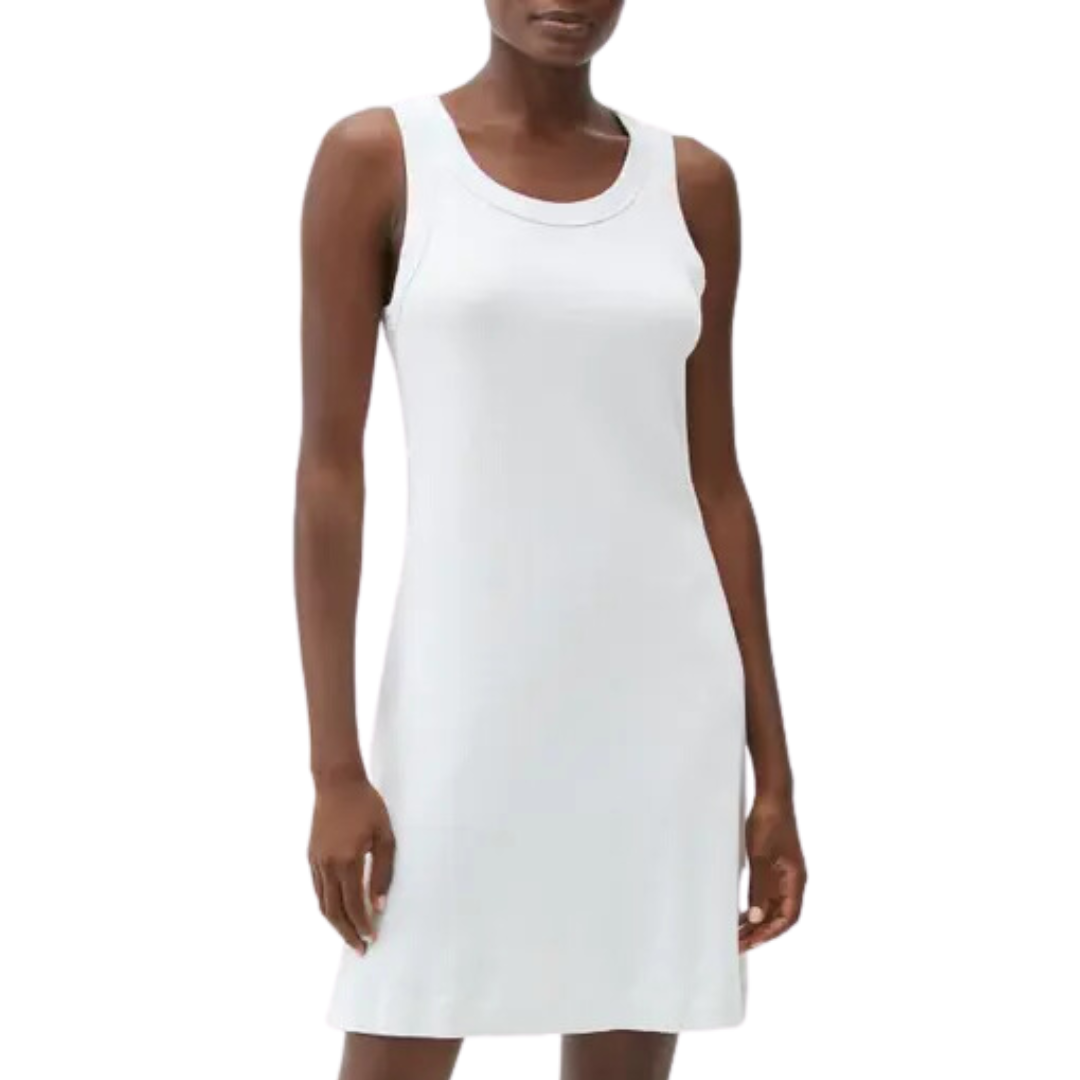 Eliza Tank Dress in White