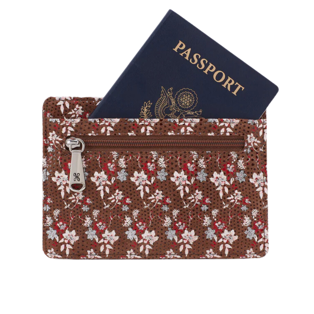 Euro Slide Card Case in Ditzy Floral