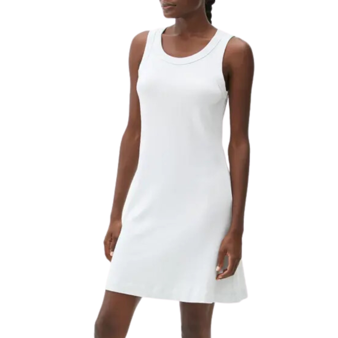 Eliza Tank Dress in White
