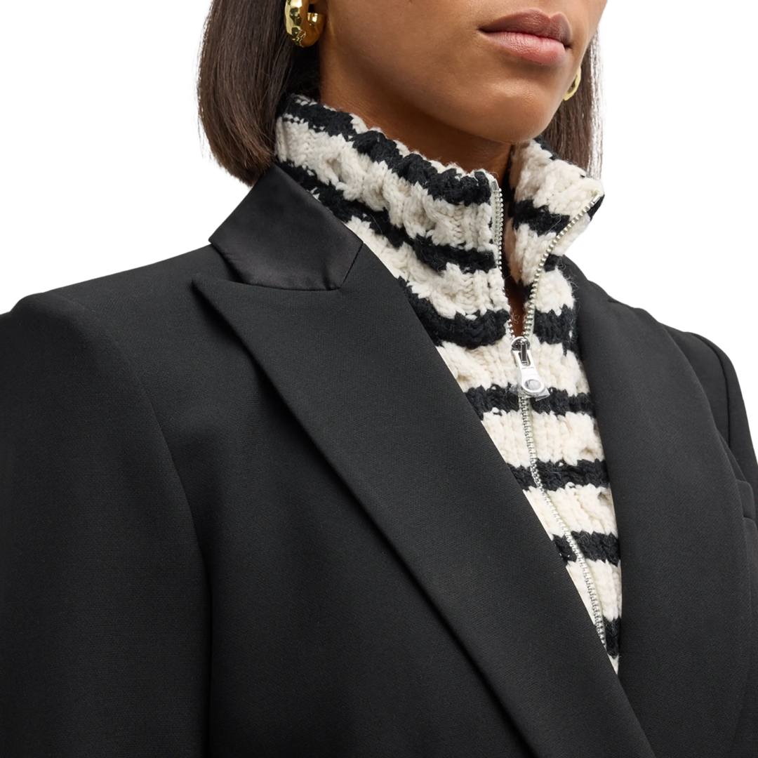 Upstate Dickey in Ivory/Black