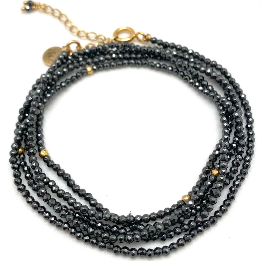 Mimi Wrap in Hematite