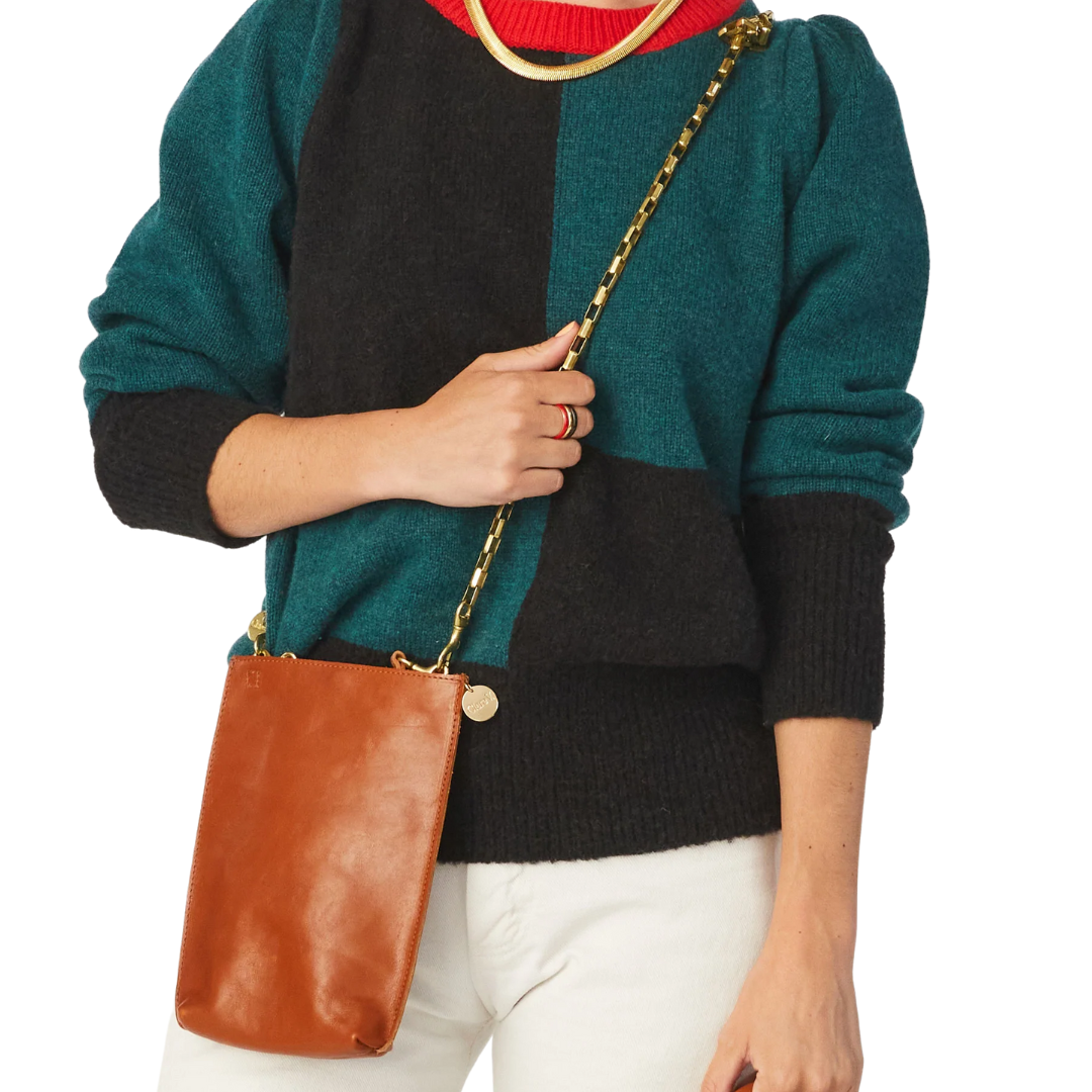 Grande Poche Crossbody in Rustic Miel