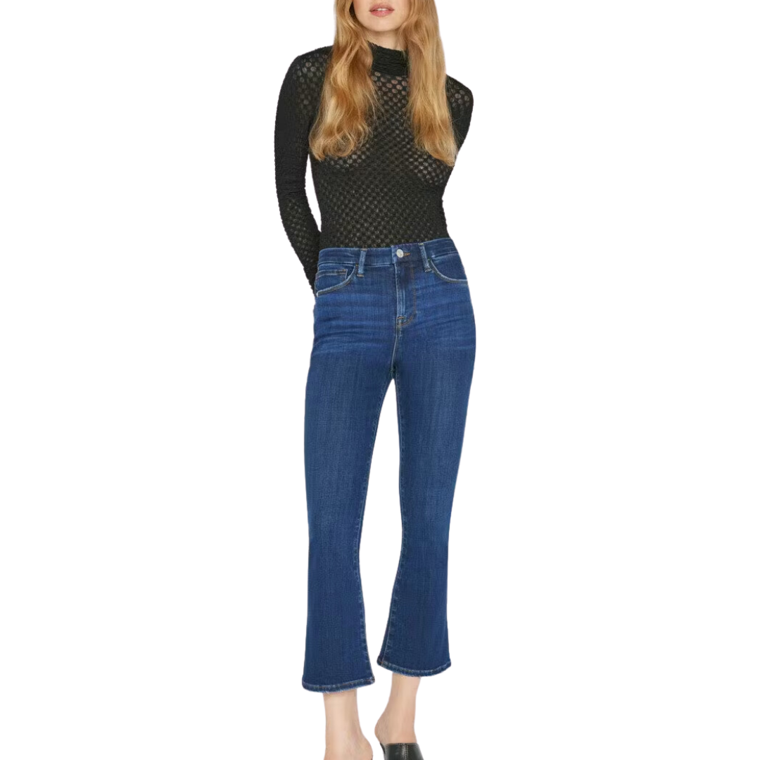 Le Crop Mini Boot in Majesty