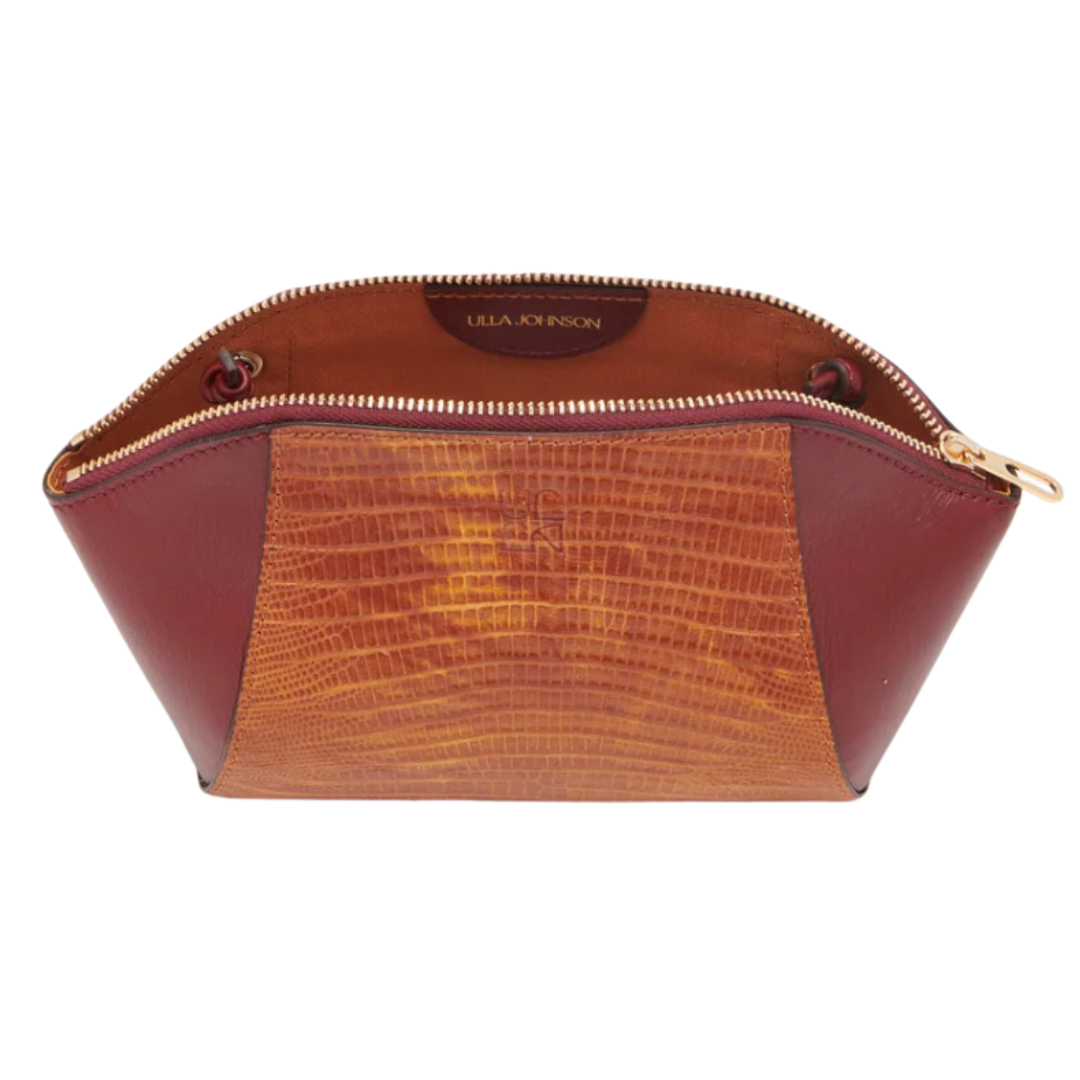 Imogen Large Makeup Pouch in Sierra Lizard