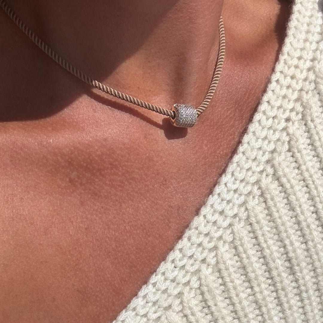 Coco Silk Cord Necklace | 15-17 Inch
